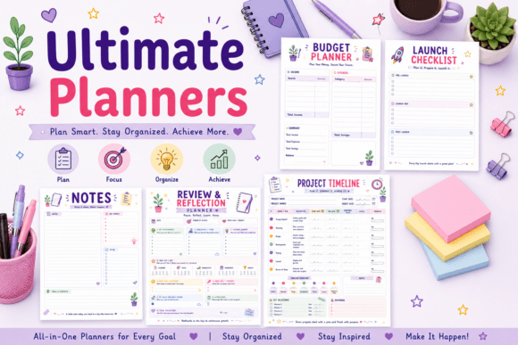 Download Ultimate Planners Bundle PDF - Planners Collection