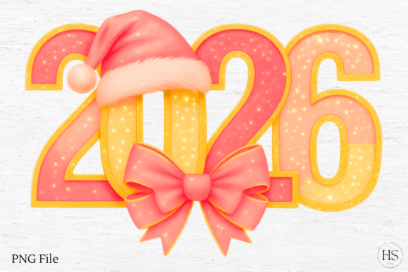 Download 2026 New Year PNG | Pink 2026 New Year - Premium Resources