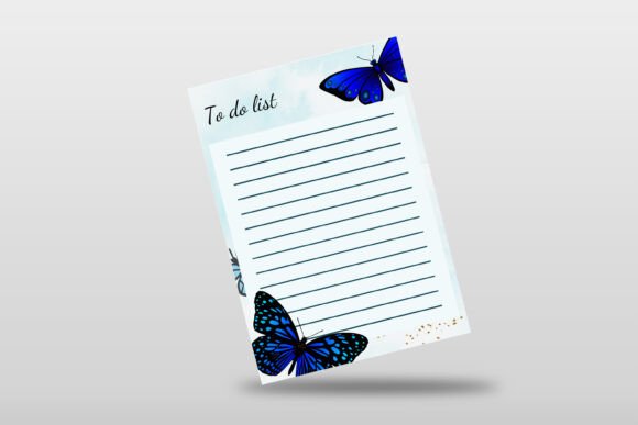 Download Blue Butterfly to Do List | Canva - To do list Collection