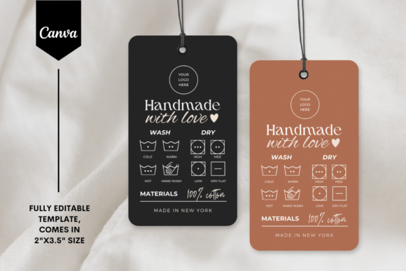 Download Editable Care Guide Hang Tag Template 7 - Premium Resources