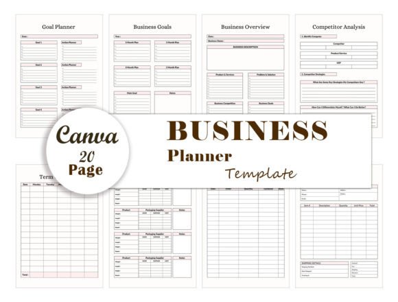 Download Minimalist Business Planners Templates - Planners Collection