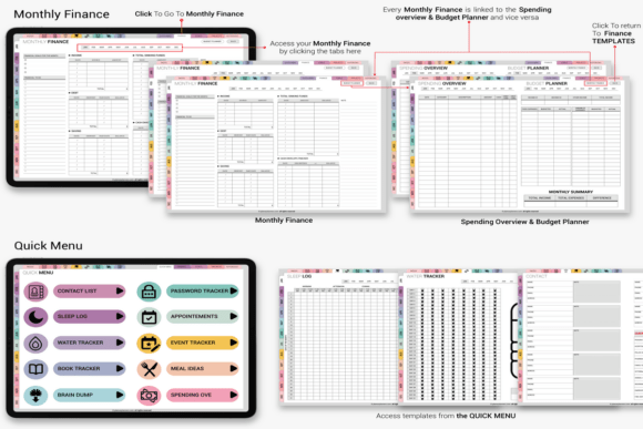 Download ADHD Digital Planner-to Do List Journal - To do list Collection